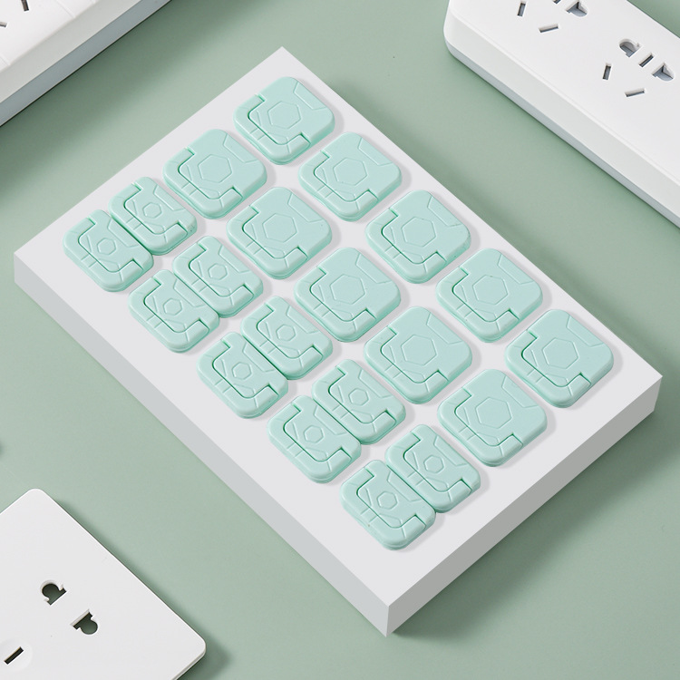  Обновить ручку шаблона-mint green+2 заглушки (10 упаковок) - объем  