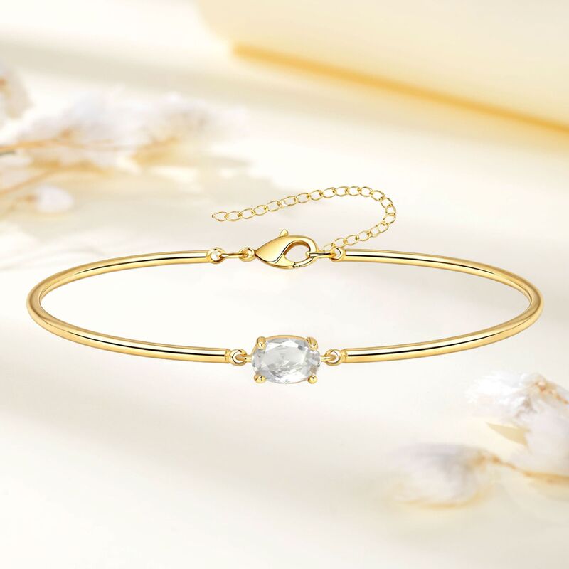 Cross-border European and American ETSY custom birthday zircon bracelet with adjustable stainless steel, high-end feel, wholesale