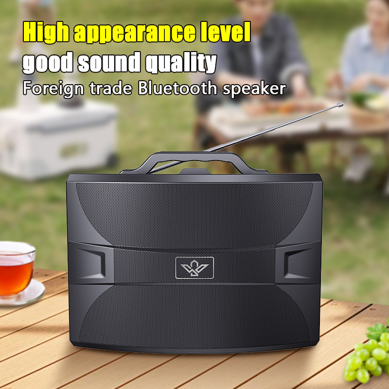 Solar-Powered Bluetooth Subwoofer with Good Sound Quality, High Aesthetic Value, Desktop and Portable, Convenient for Export, Stereo Speakers