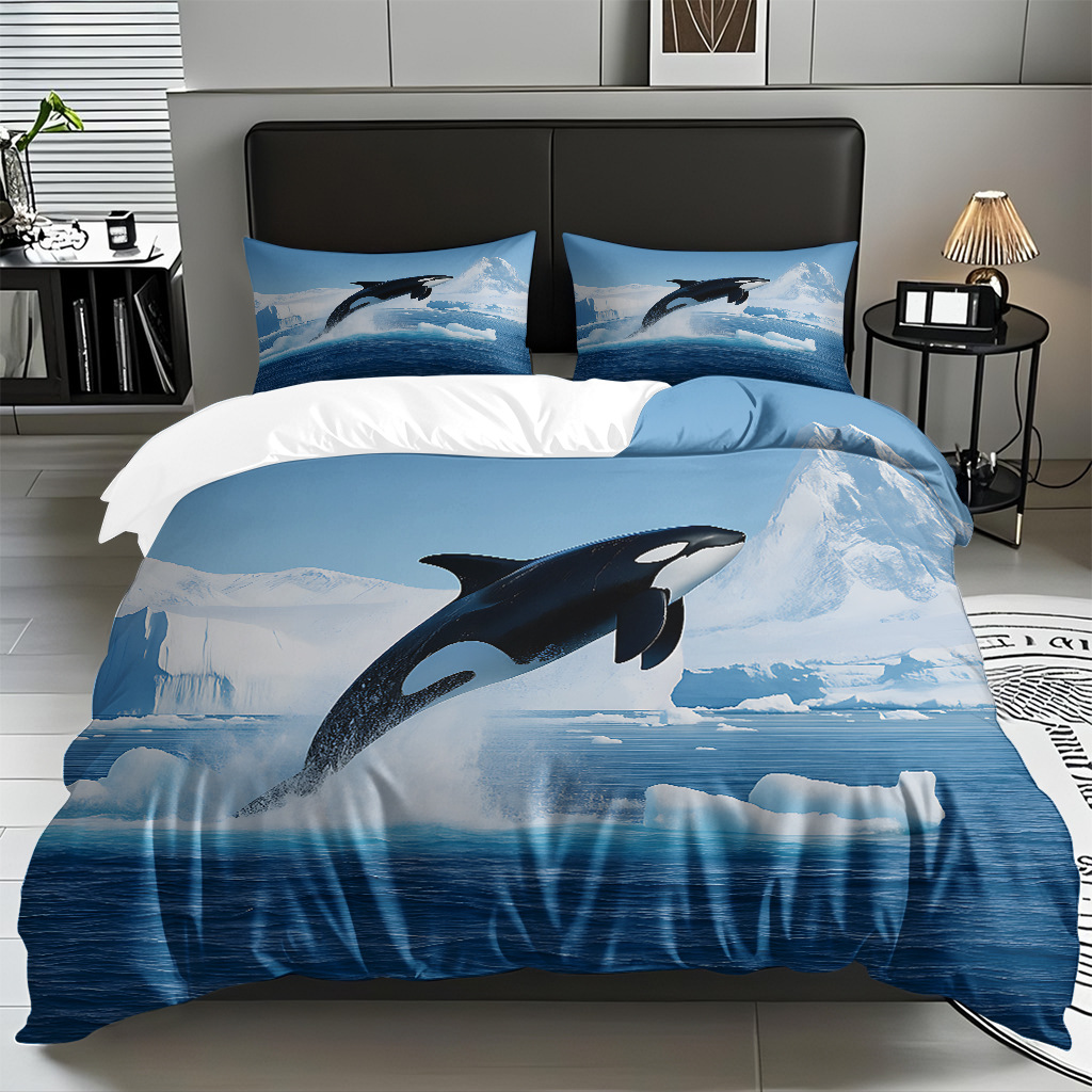 Ventas transfronterizas calientes de una variedad de patrones de reliquias marinas impresión digital colcha