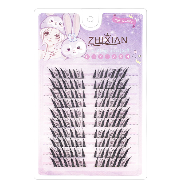 Pestañas postizas, retrato familiar, pegamento de gran capacidad, girasol, zorro, garra de gato, rollo de flores grande natural, pestañas silvestres puras