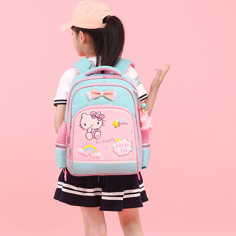 Mochila escolar con ruedas para niños de primaria con seis ruedas que pueden subir escaleras, mochila impermeable de gran capacidad y que reduce la carga para niñas de 1.º a 3.er grado