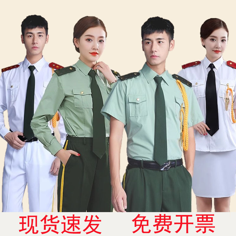 军鼓乐队升旗手服装军装演出仪仗队文工团军鼓服套装男女套装礼服