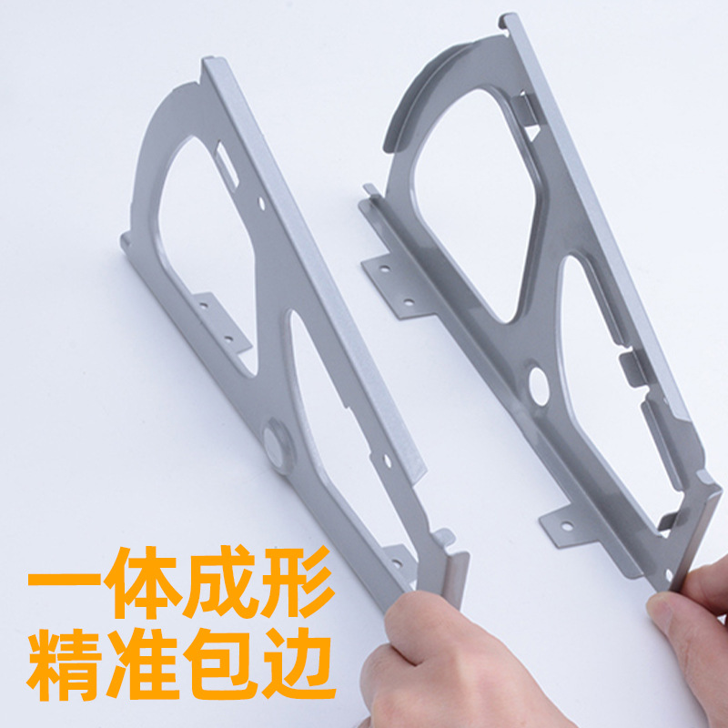 Gabinete de zapatos de una sola capa de doble capa Flip rack gabinete de zapatos Flip rack hierro Flip rack Flip Board oculto estante del zapato accesorios Flip rack