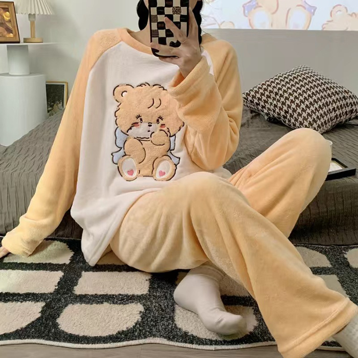 LXE-16.20#노란색과 흰색 곰