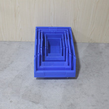 货架斜口分类零件塑料盒 组合式物料螺丝工具箱 分类分拣收纳胶盒