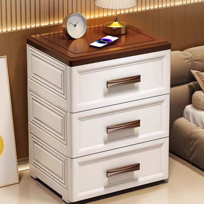 European-style drawer storage cabinet household multi-layer plastic storage cabinet children's wardrobe bedside table sundries storage box