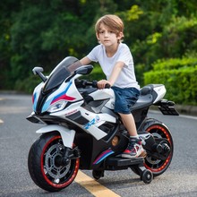 儿童摩托车电动车大号3-15岁男女孩宝宝可坐双人可充电电瓶玩具车