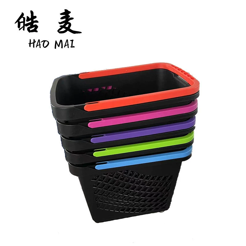 Корзина для покупок супермаркета с колесной тележкой Перетаскивание корзины Тележка для покупок супермаркета