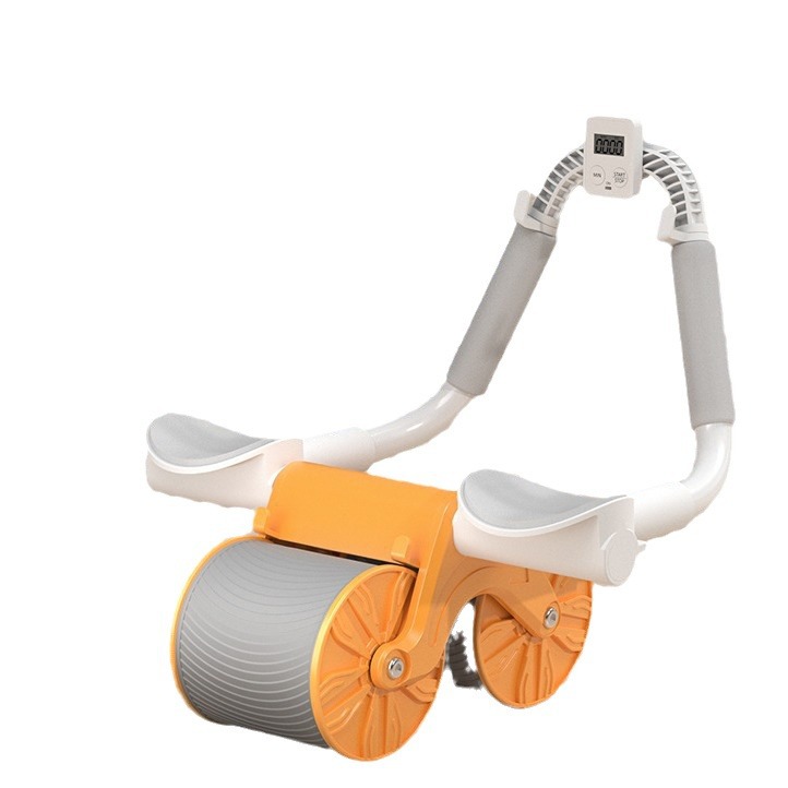 Rueda abdominal transfronteriza codo de rebote automático soporte plano rueda de músculo abdominal entrenador de contracción del vientre equipo de fitness en el hogar