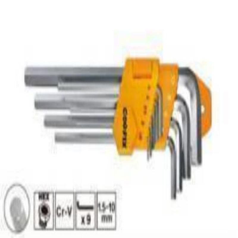 Coofix 库菲镀镍L型内六角扳手 内六方匙套装六角扳手 内六角螺丝