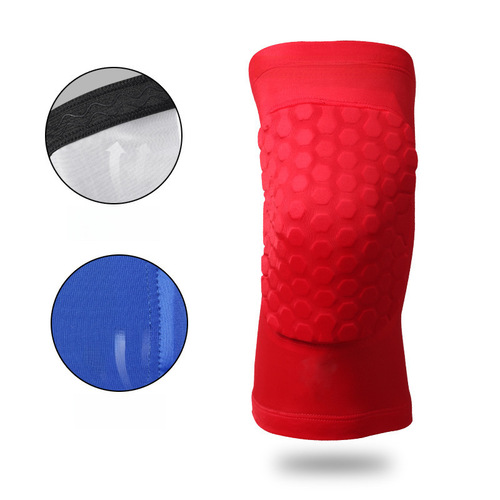 Cross-border exclusive basketball knee pads honeycomb short knee pads for running, cycling, hiking sports equipment men