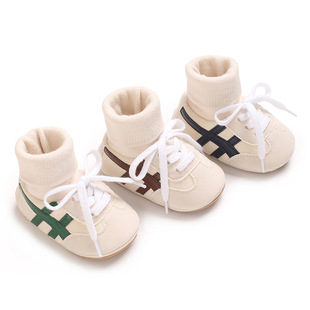0-1 Years Baby Shoes Soft Cotton Socks Ankle Protection Style Autumn Winter Warm Sneakers Infant Toddler & Newborn Walking
