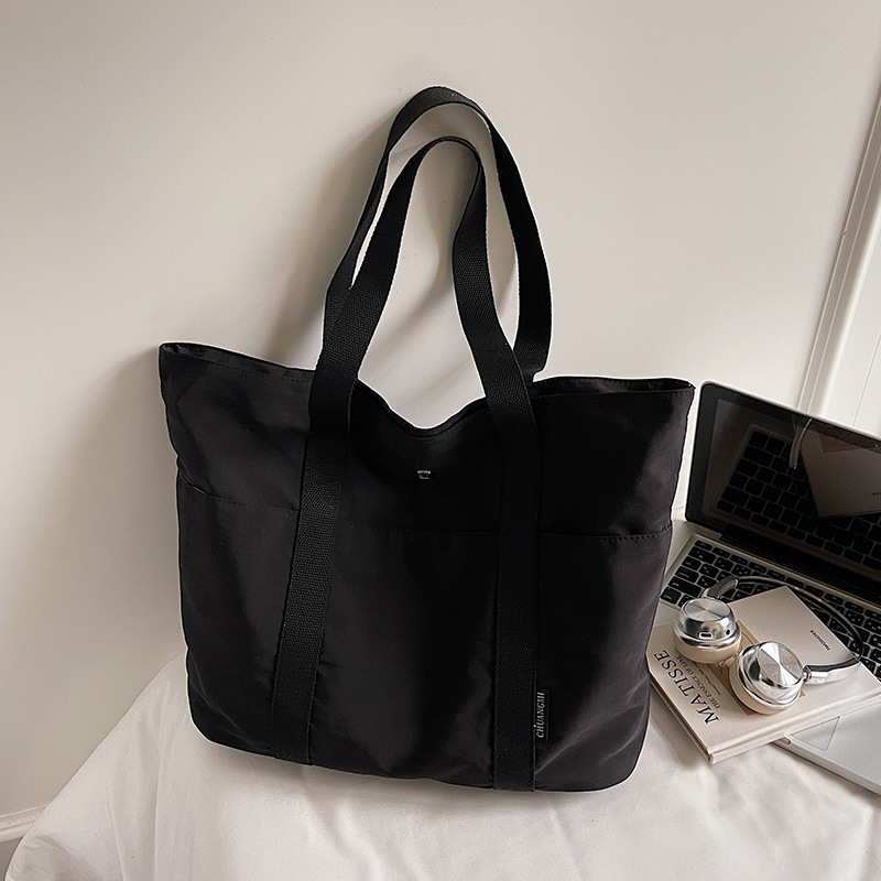 Bolsa de Mano Escolar de Nylon de Gran Capacidad para Uso Diario