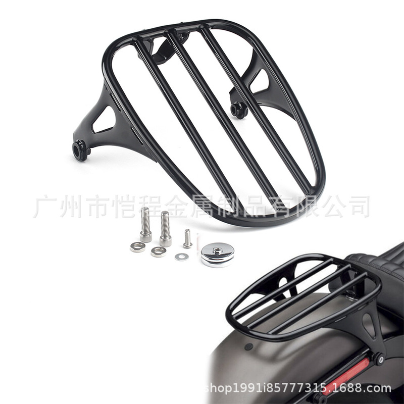 Motorcycle Modified Parts Suitable for Harley Street Bob FXBB Soft Tail FLSL Passenger Seat Rear Tail Rack Luggage Rack