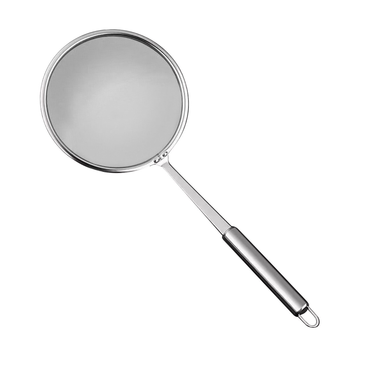 Colador Cocina doméstica Espuma de malla de filtro de leche de soja ultrafina 100 tamiz Espuma de espuma flotante Cuchara de picador de aceite tamiz 304