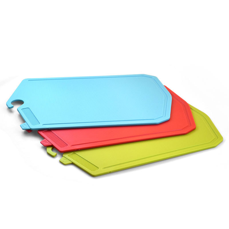 Fábrica de suministro directo de tres piezas con asiento para alimentos cocinados crudos separados de grado alimenticio PP placa de clasificación de plástico para niños tablero de corte de alimentos suplementarios