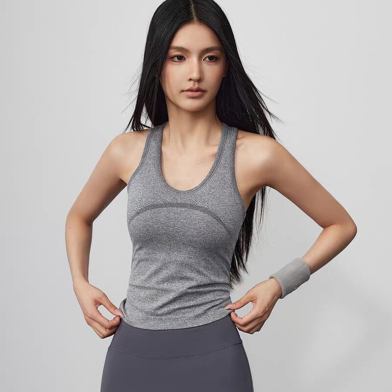 Sports Vest for Women to Wear Outside Running and Fitness, Light and Comfortable Intimates, I-Shaped Beautiful Back, Slim All-In-One Yoga Wear