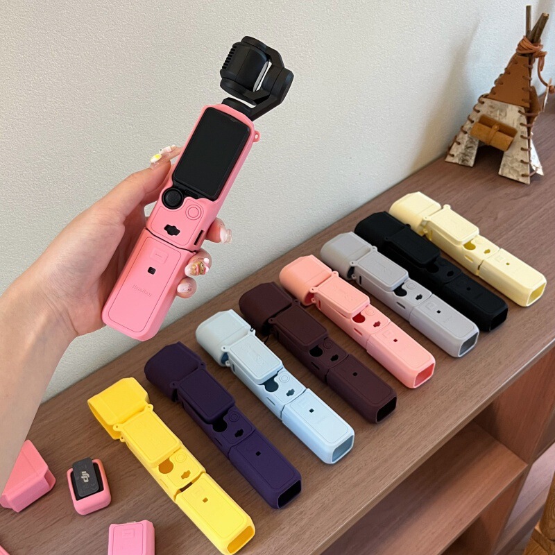Suitable for Dji Osmo Pocket3 Body Silicone Case Osmo Camera Silicone Protective Case Screen Case Accessories