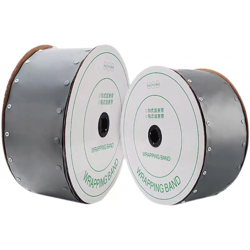 源头厂家 防火PVC扣式结束带 纽扣电缆包布 纽扣电线捆绑带