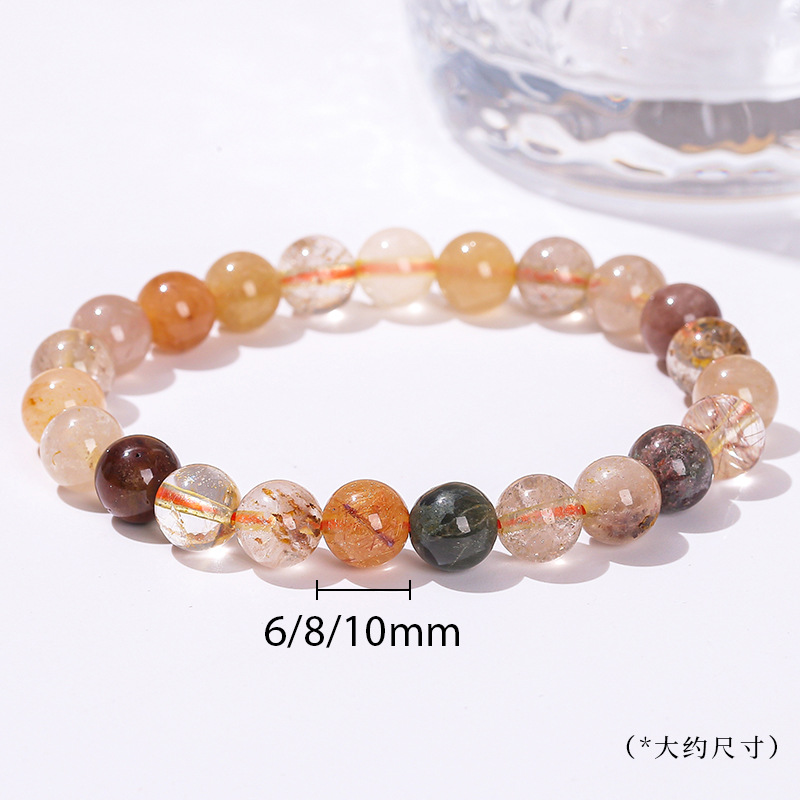 Natural Color Hair Crystal Bracelet