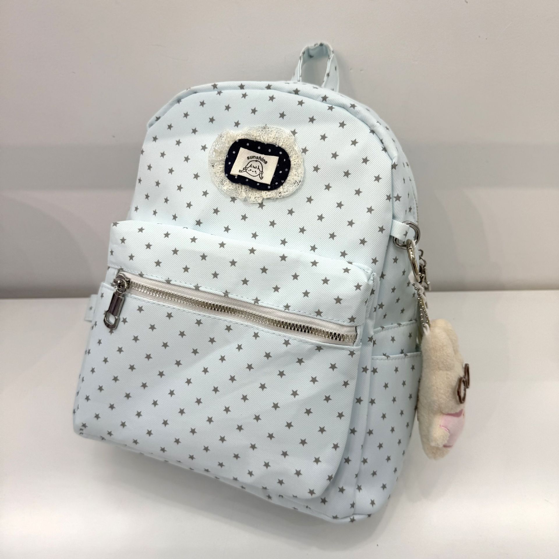 Mochila de dibujos animados para niños, mochila pequeña, 7 - 9 - 11 - 13 años, bolsas de moda para niños y niñas, color caramelo, ligero