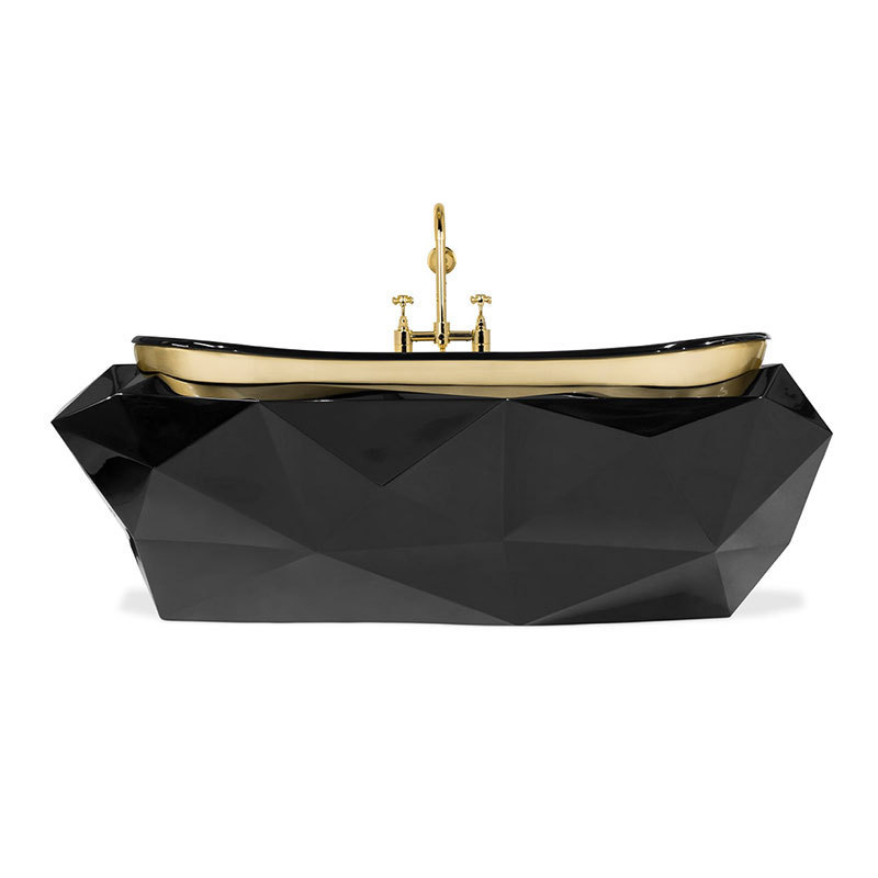 Villa Home Luxury Special-Shaped Adult Bathtub Stainless Steel Ceramic Freestanding Artistic Design Designer Bathroom Tub