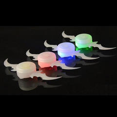 兒童自行車燈風火輪單車騎行蝙蝠形狀卡輻條上鋼絲燈【源頭批發】