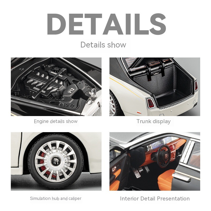 1:18 Phantom alloy model fashion trend ornament