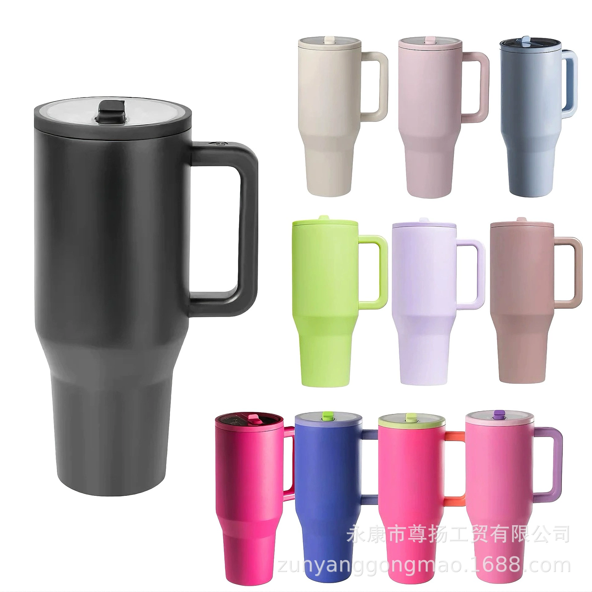 Amazon поставляет четыре поколения 40oz Ice Ba Cup наружные портативные соломки чашки из нержавеющей стали ручки изоляционные чашки автомобильные чашки