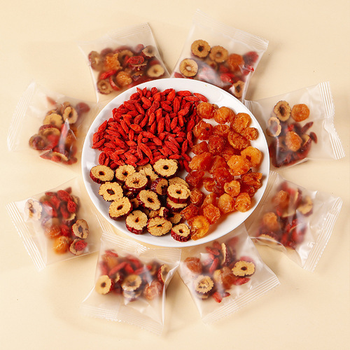 Longan jujube goji tea goddess tea combination flower tea substitute tea eight-treasure tea women's tea can be used as a substitute