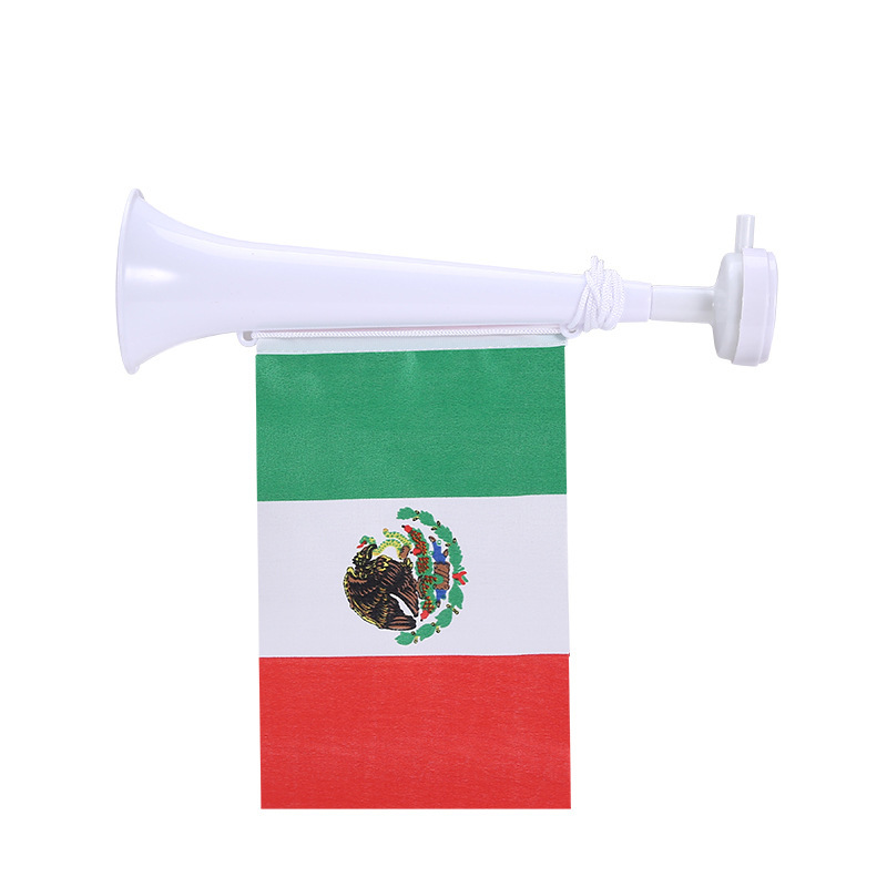 Copa del Mundo atmósfera de fanáticos reabastecimiento de aire bocina de torneo reabastecimiento props juguetes de plástico al por mayor