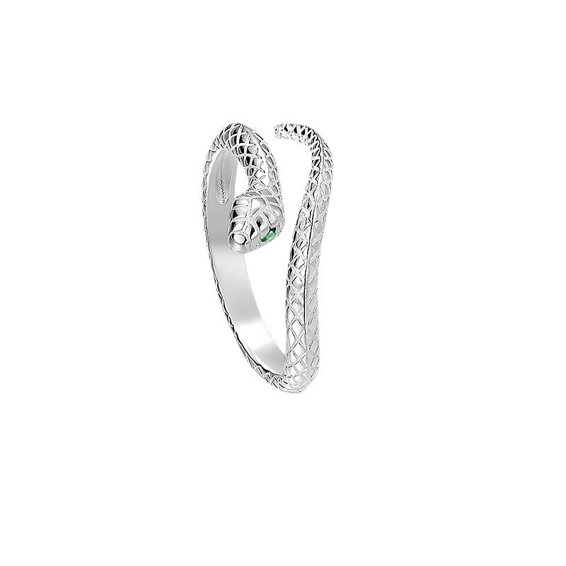Eleganter Schlangenring Für Damen Modischer Offener Fingerring_voghion.com