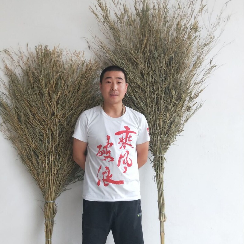 Manufacturer Wholesale Large Broom Bamboo Pole One-Piece Sanitation School Broom Sweeping Road Worker Unit Large Broom Bamboo