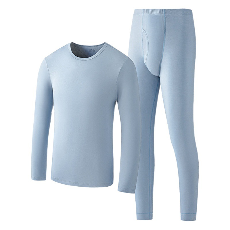 Nuevo conjunto de ropa interior térmica de algodón modal para hombre, otoño e invierno, ropa fina de otoño y pantalones largos, conjunto de ropa interior del año del zodiaco en stock