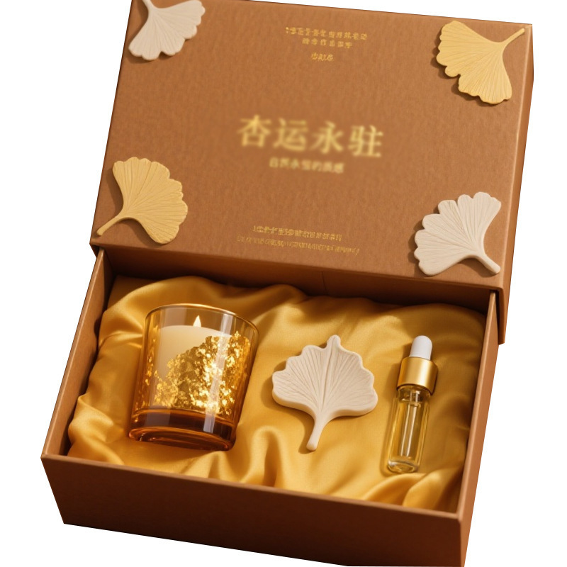 高级香薰礼盒套装室内持久香薰摆件家用石膏无火香氛精油扩香套盒|undefined