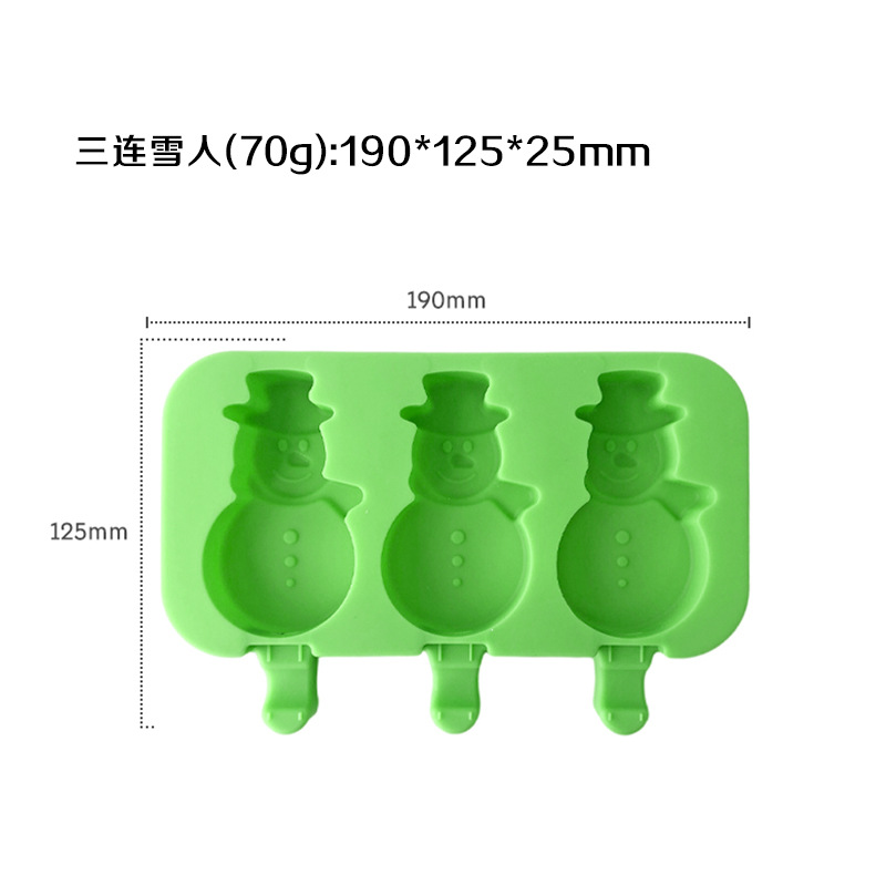 Molde de helado casero helado pudín elíptico helado viejo helado molde de helado con palo y cubierta en stock