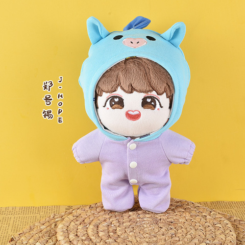 Type B Korean boy group dolls with clothes Park Jimin, Kim Taehyung, Min Yoongi, Jungkook doll set
