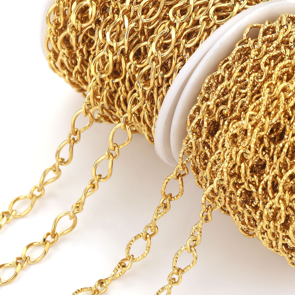 34g Weight Chain Jewelry Making Type 1 Piece Solid Color Knot DIY Jewelry Accessories Bracelets Necklace 304 Stainless Steel Basic Simple Style DIY Jewelry Accessories Bracelets Necklace