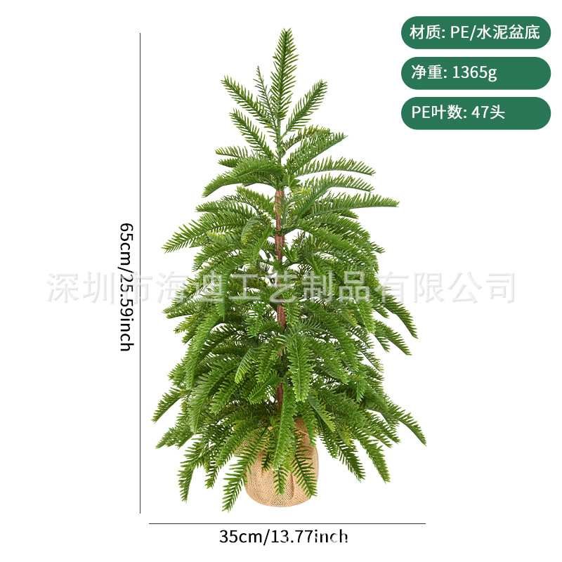 Decoración de Navidad Pequeño árbol de Navidad de escritorio Pequeño árbol de Navidad