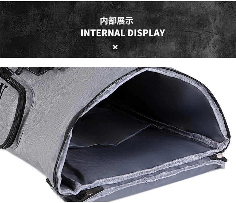 Wholesale of new fashionable, simple and large-capacity shoulder bags, business commuting and casual backpacks, nylon fabric computer backpacks undefined