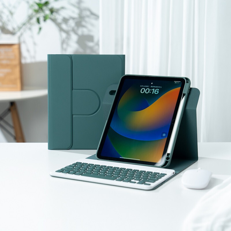 适用于ipad10平板保护壳磁吸分离旋转键盘套air45亚克力pro13新款|undefined