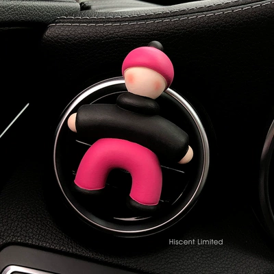 Vent Decoration Diffusing Stone Car | Car Perfume Aromatherapy - black-powder-hat-little-man