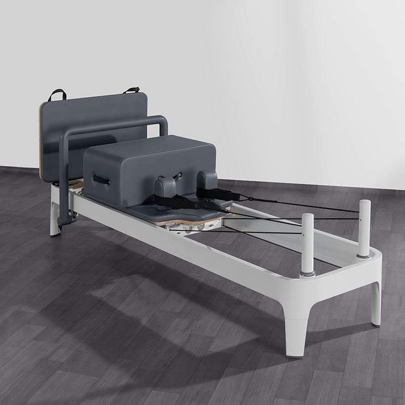 Personalizada aleación de aluminio equipo de ejercicios comerciales sala de yoga órbita completa cama plana gran equipo Pilates núcleo pequeña cama blanca