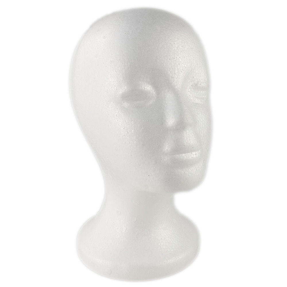 Foam Mold Head Dummy Head Mold Female Foam Head Mold Head Dummy Head Display Mao Niang Head Mold for Wig