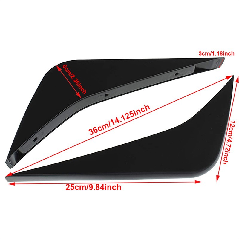 Car rear bumper air diffuser tail wing spoiler for Chevrolet Corvette C72014-2019