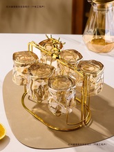 玻璃杯家用水壶待客喝水轻奢杯子耐高温客厅酒杯水杯套装茶具包邮