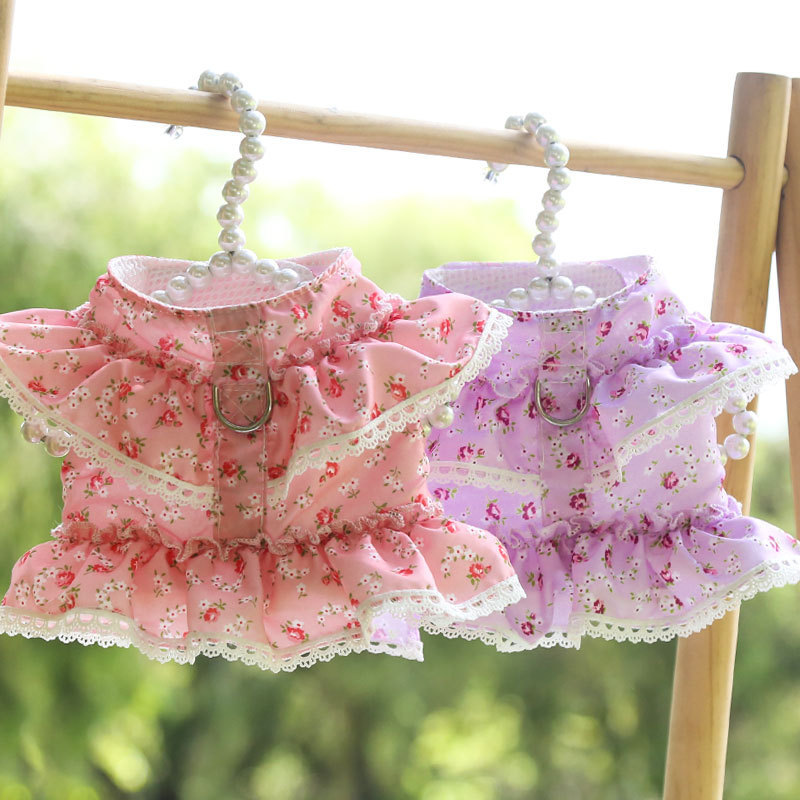 Mignon Polyester Petites Fleurs Laisse display picture 3