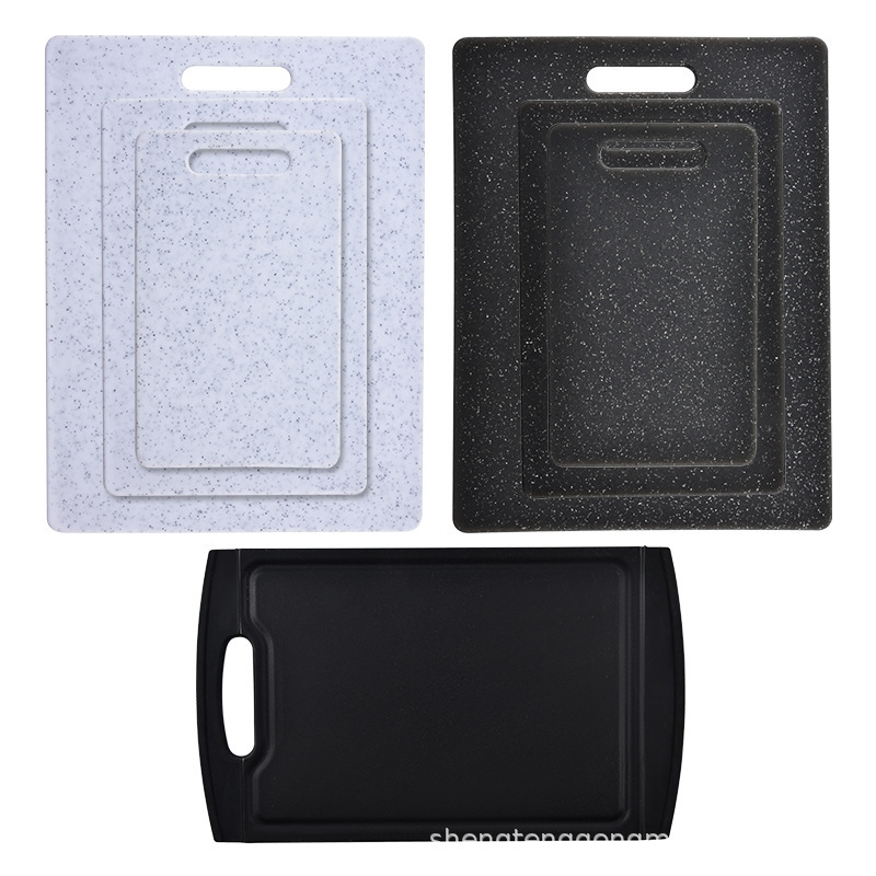 Fabricante al por mayor imitación patrón de mármol, plástico para el hogar, tabla de cortar de doble cara, tabla de cortar de cocina, tabla de cortar