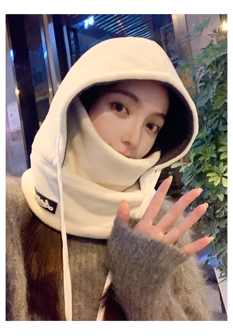 Máscara cálida a prueba de viento para ciclismo de otoño e invierno para hombres Funda multifuncional para cuello para exteriores con orejas colgantes Funda para cuello a prueba de frío Funda para cuello